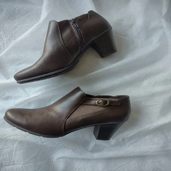 Croft & Barrow® Ines Women's Ankle Boots Brown NEW - Picture 1 of 11